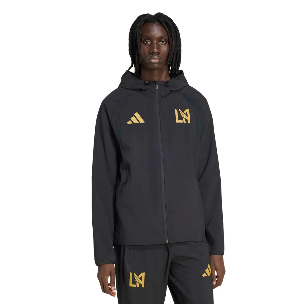adidas 2026 LAFC Men's Travel Full-Zip Windbreaker