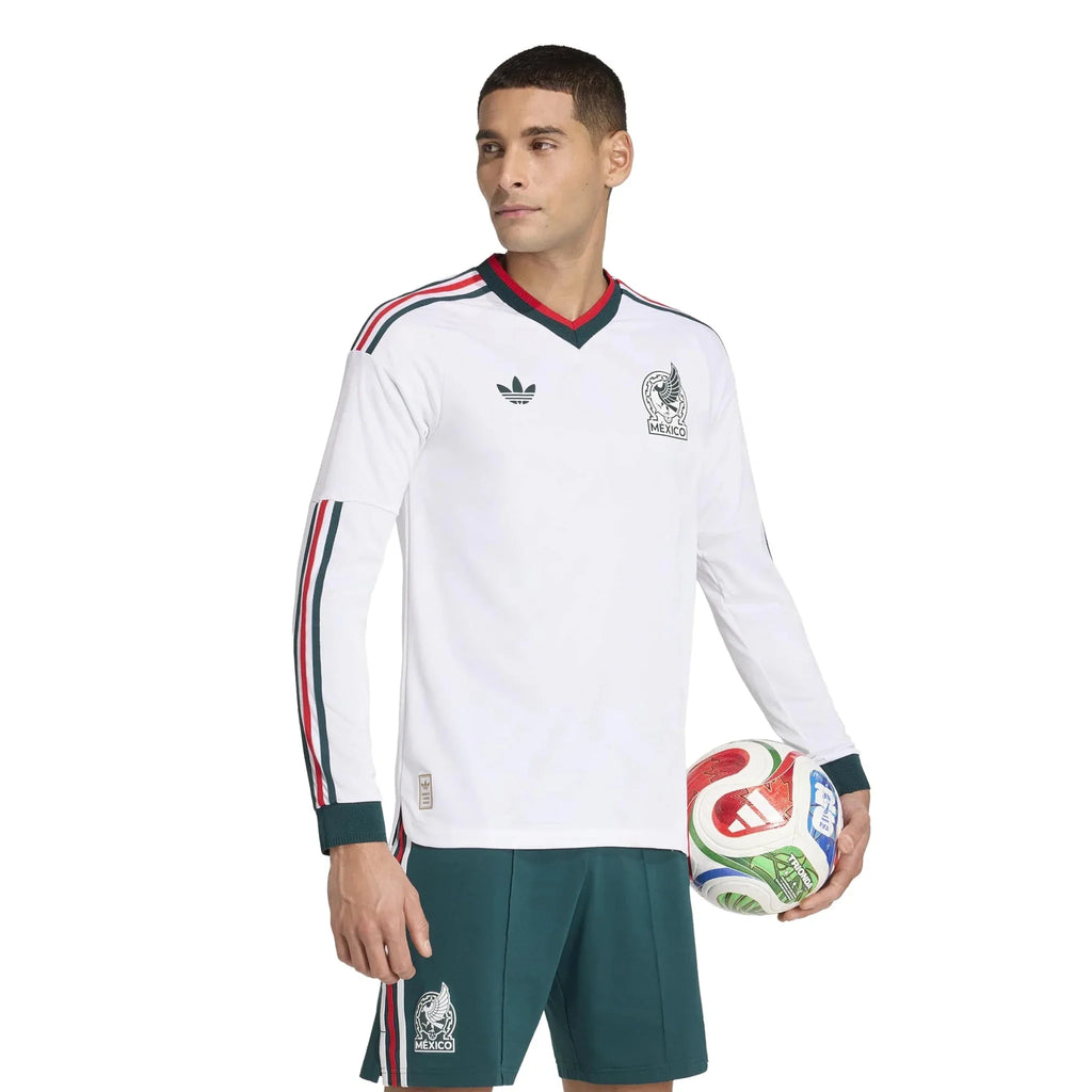 adidas 2026 Mexico Men's Authentic Away Long-Sleeve Soccer Jersey