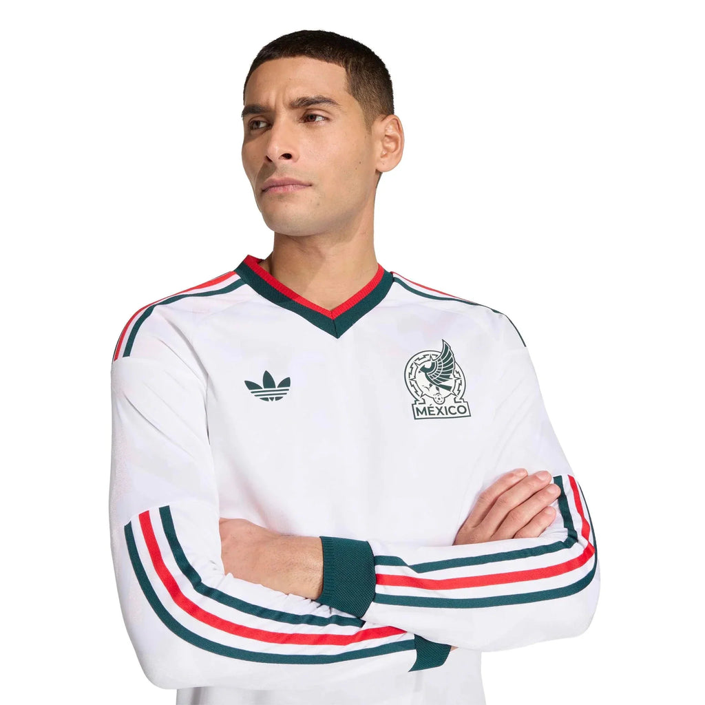 adidas 2026 Mexico Men's Authentic Away Long-Sleeve Soccer Jersey