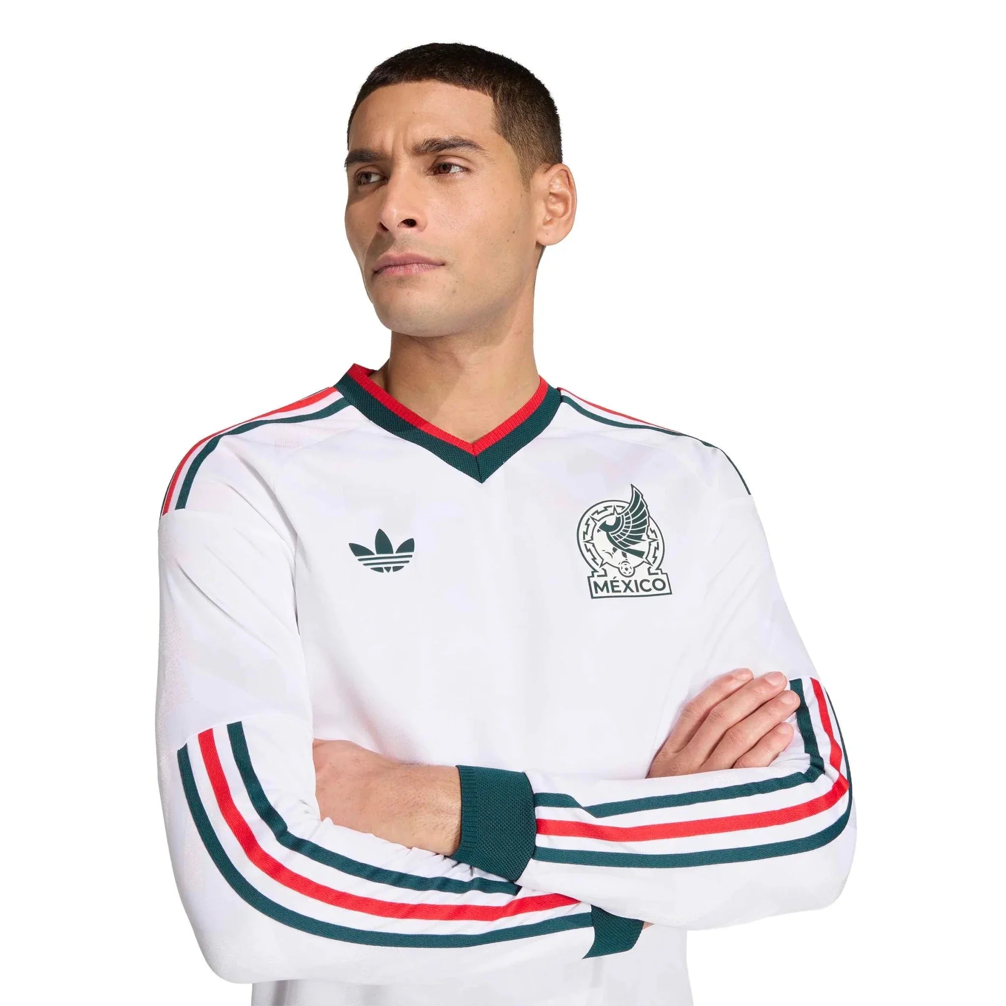 adidas 2026 Mexico Men's Authentic Away Long-Sleeve Soccer Jersey