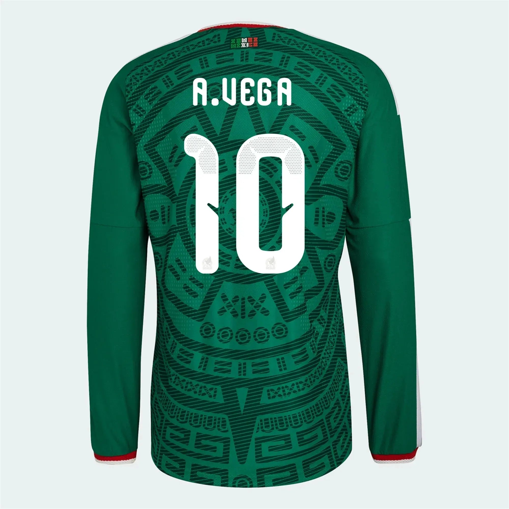 adidas 2026 Mexico Men's Authentic Home Long-Sleeve Soccer Jersey