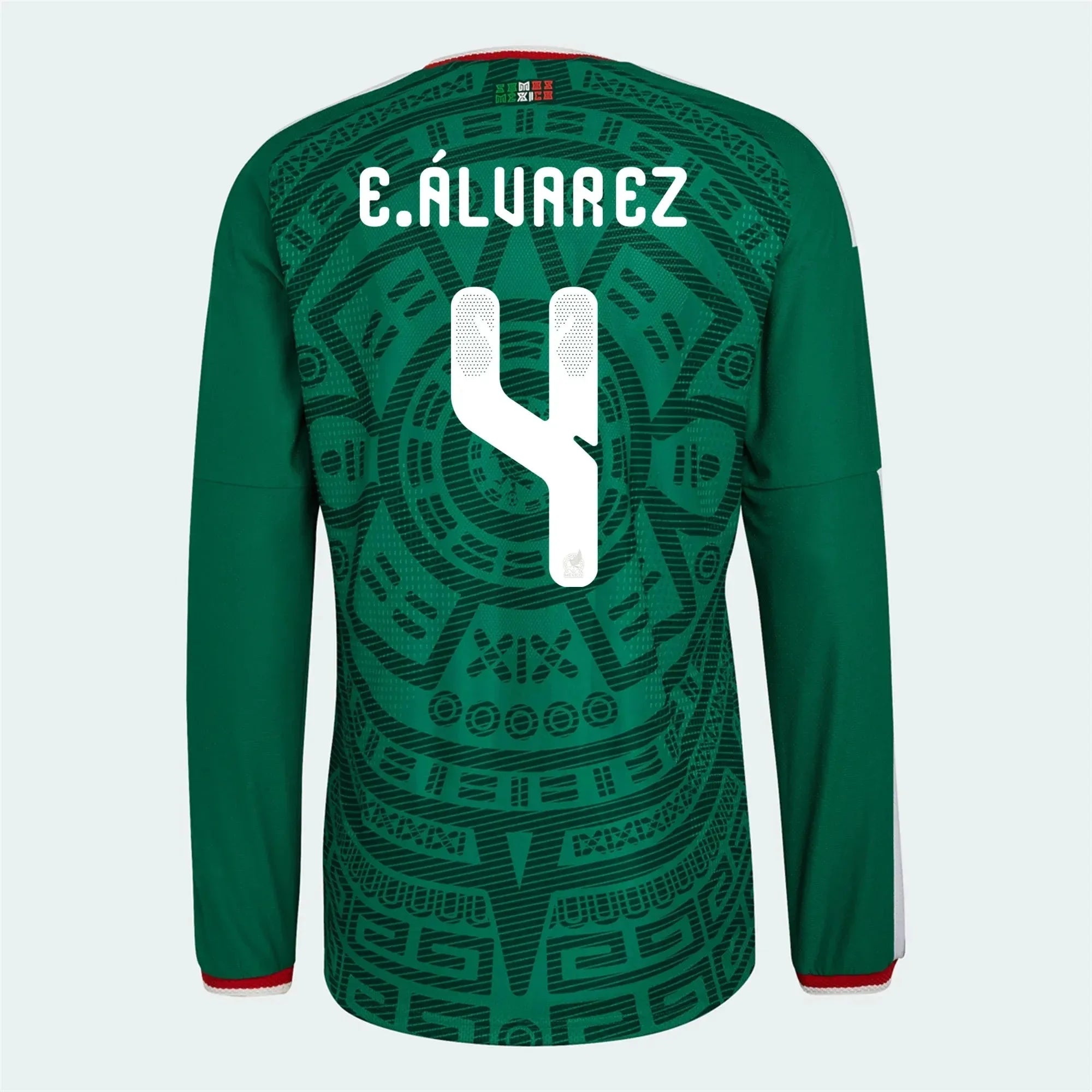 adidas 2026 Mexico Men's Authentic Home Long-Sleeve Soccer Jersey