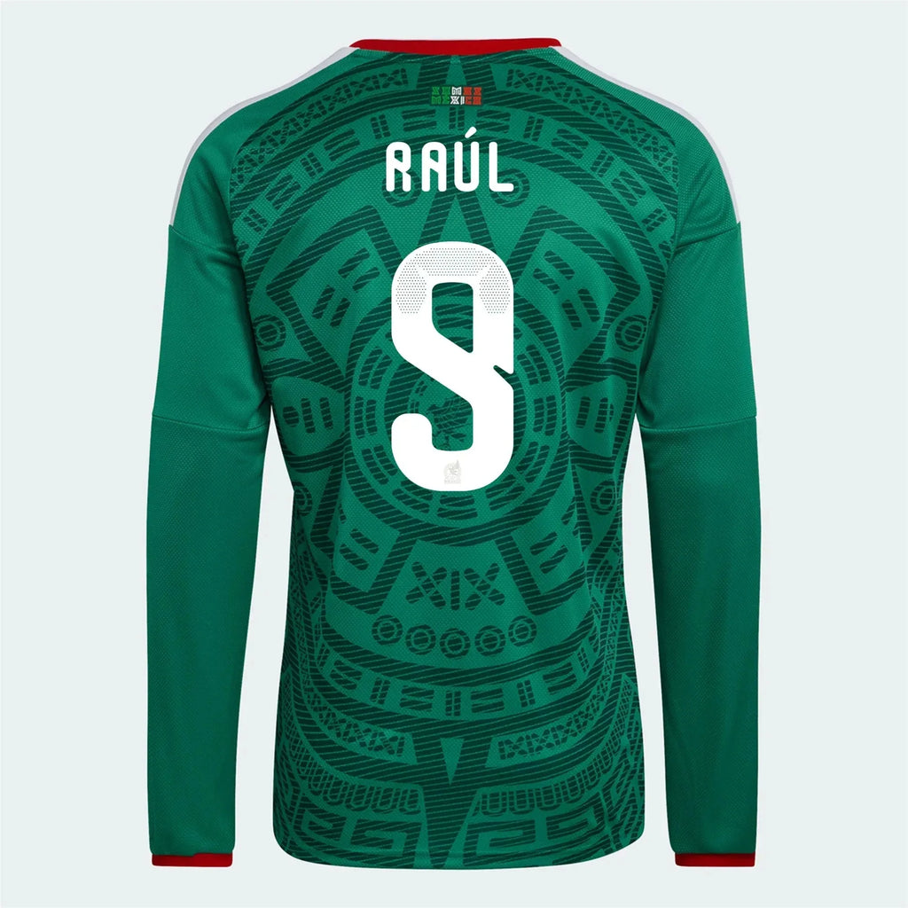 adidas 2026 Mexico Men's Authentic Home Long-Sleeve Soccer Jersey