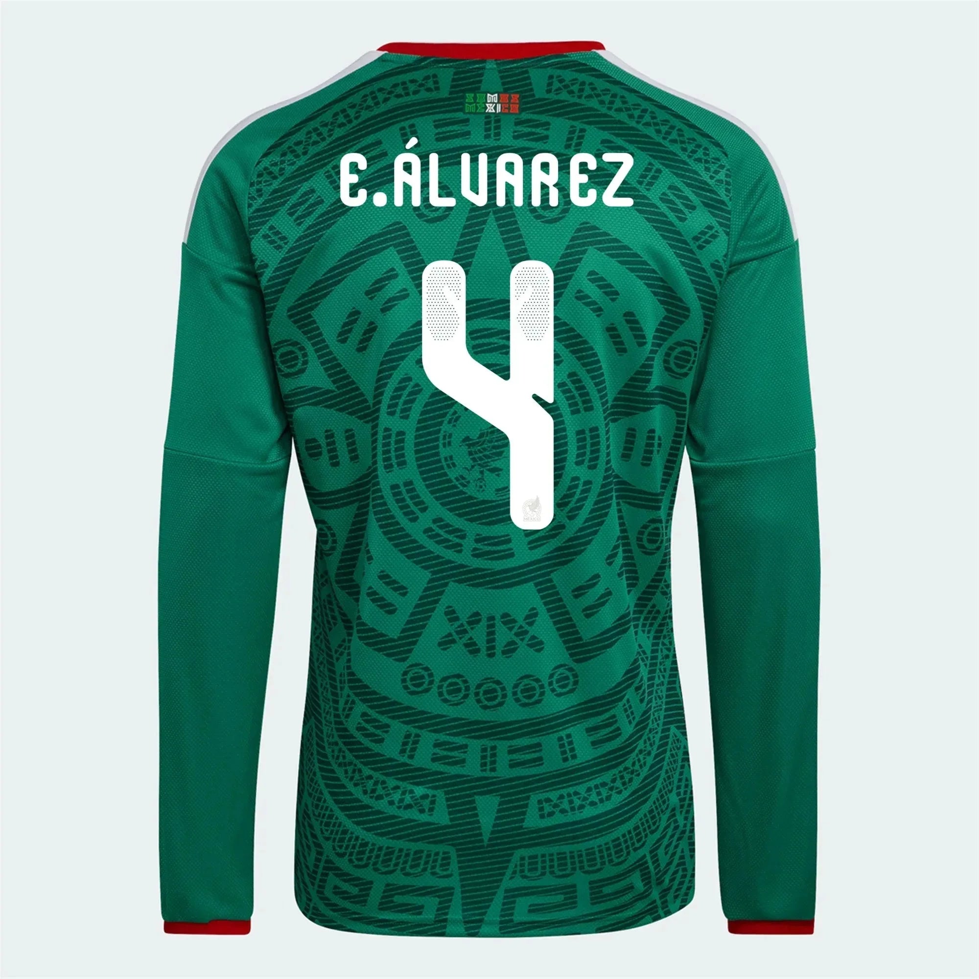 adidas 2026 Mexico Men's Authentic Home Long-Sleeve Soccer Jersey