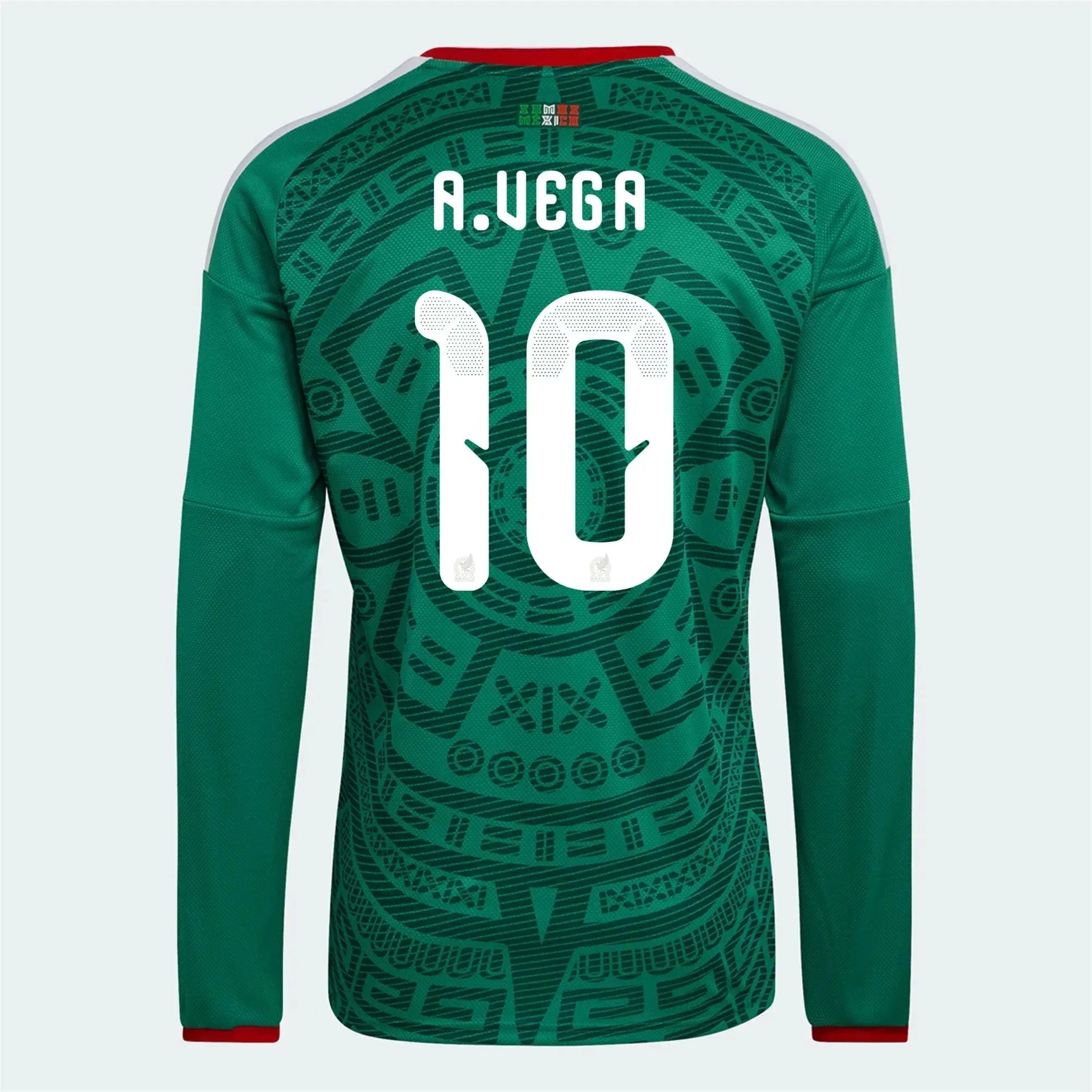adidas 2026 Mexico Men's Authentic Home Long-Sleeve Soccer Jersey