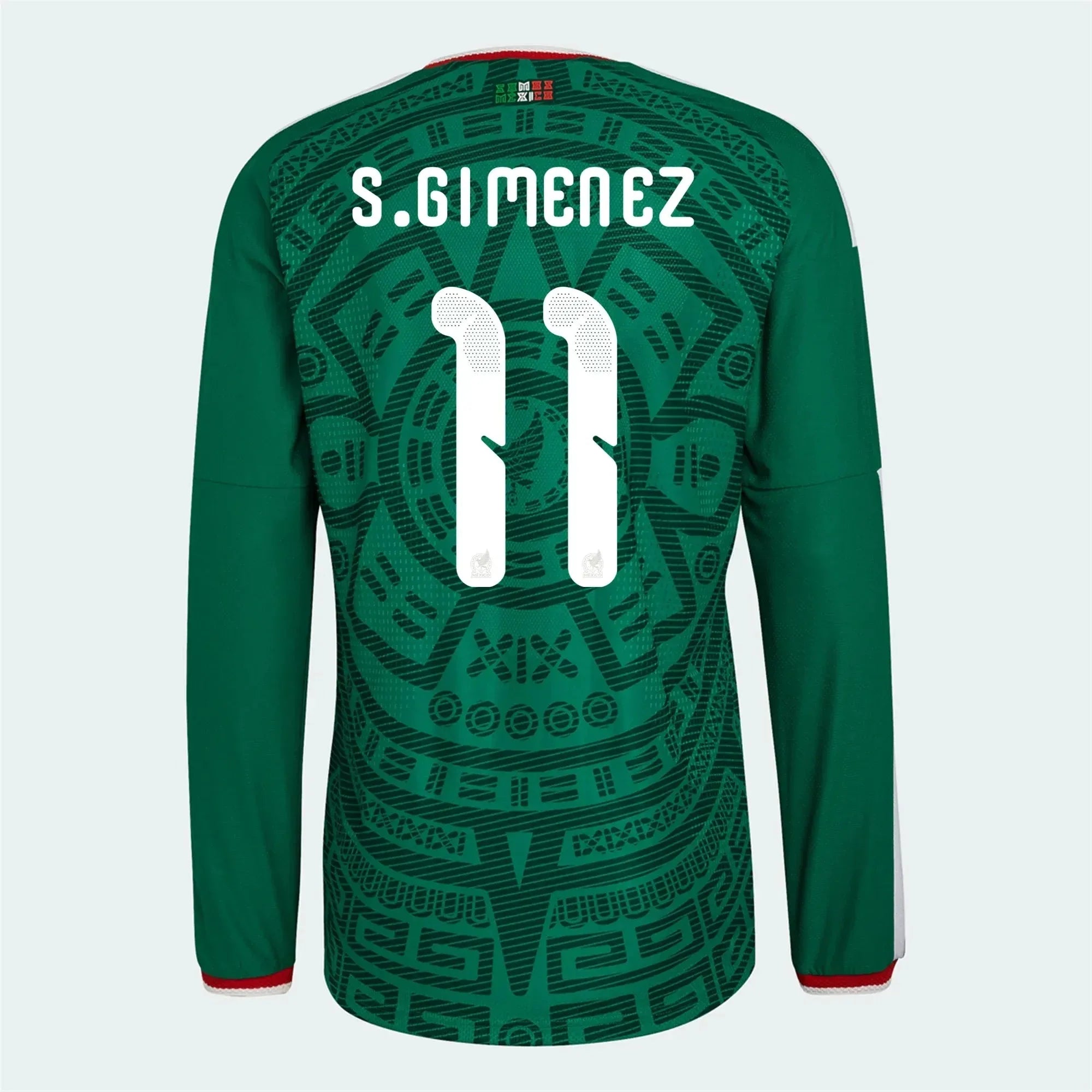adidas 2026 Mexico Men's Authentic Home Long-Sleeve Soccer Jersey