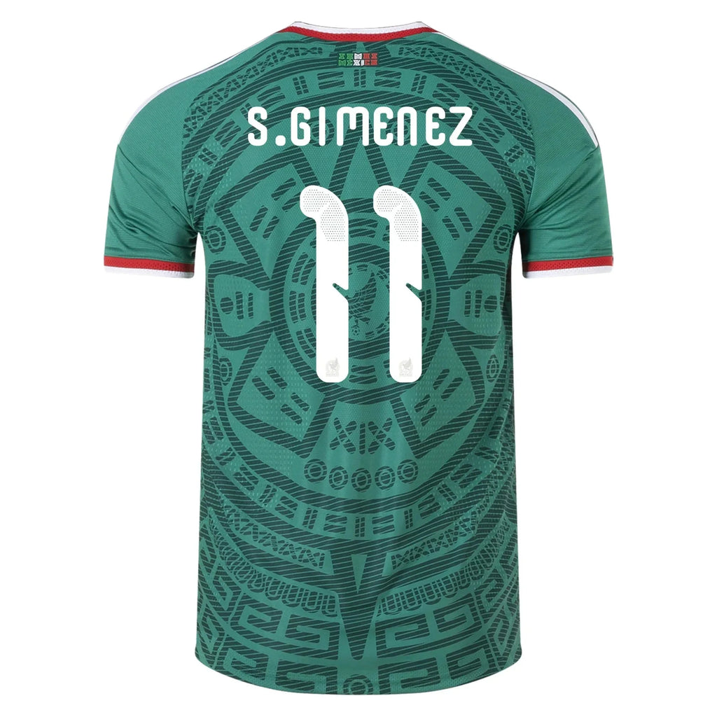 adidas 2026 Mexico Men's Authentic Home Soccer Jersey