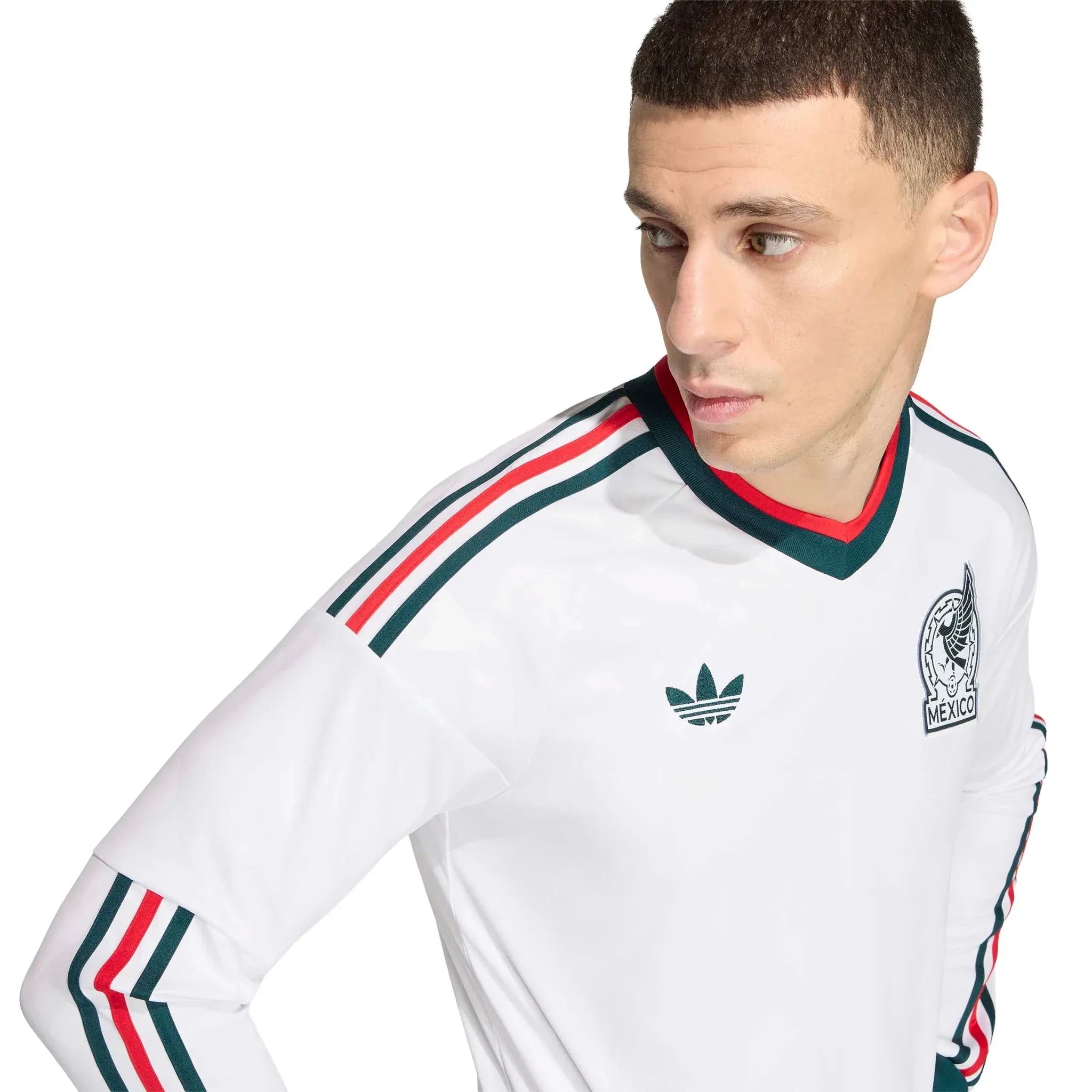 adidas 2026 Mexico Men's Stadium Away Long-Sleeve Soccer Jersey