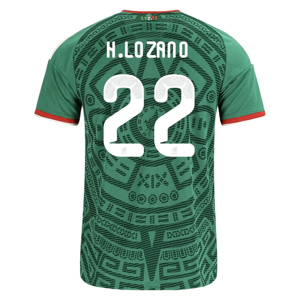 adidas 2026 Mexico Men's Stadium Home Soccer Jersey