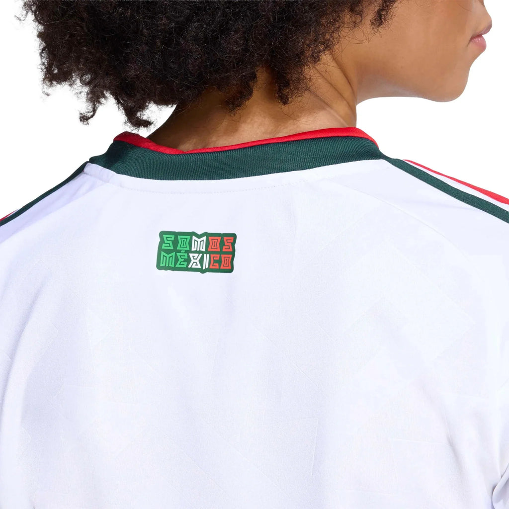 adidas 2026 Mexico Women's Stadium Away Cropped Soccer Jersey