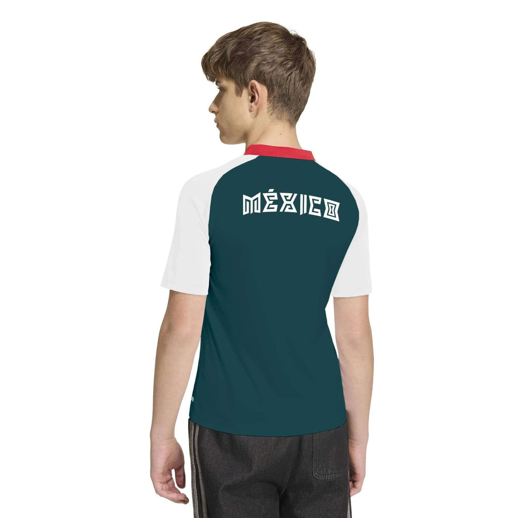 adidas 2026 Mexico Youth Away Pre-Match Soccer Jersey