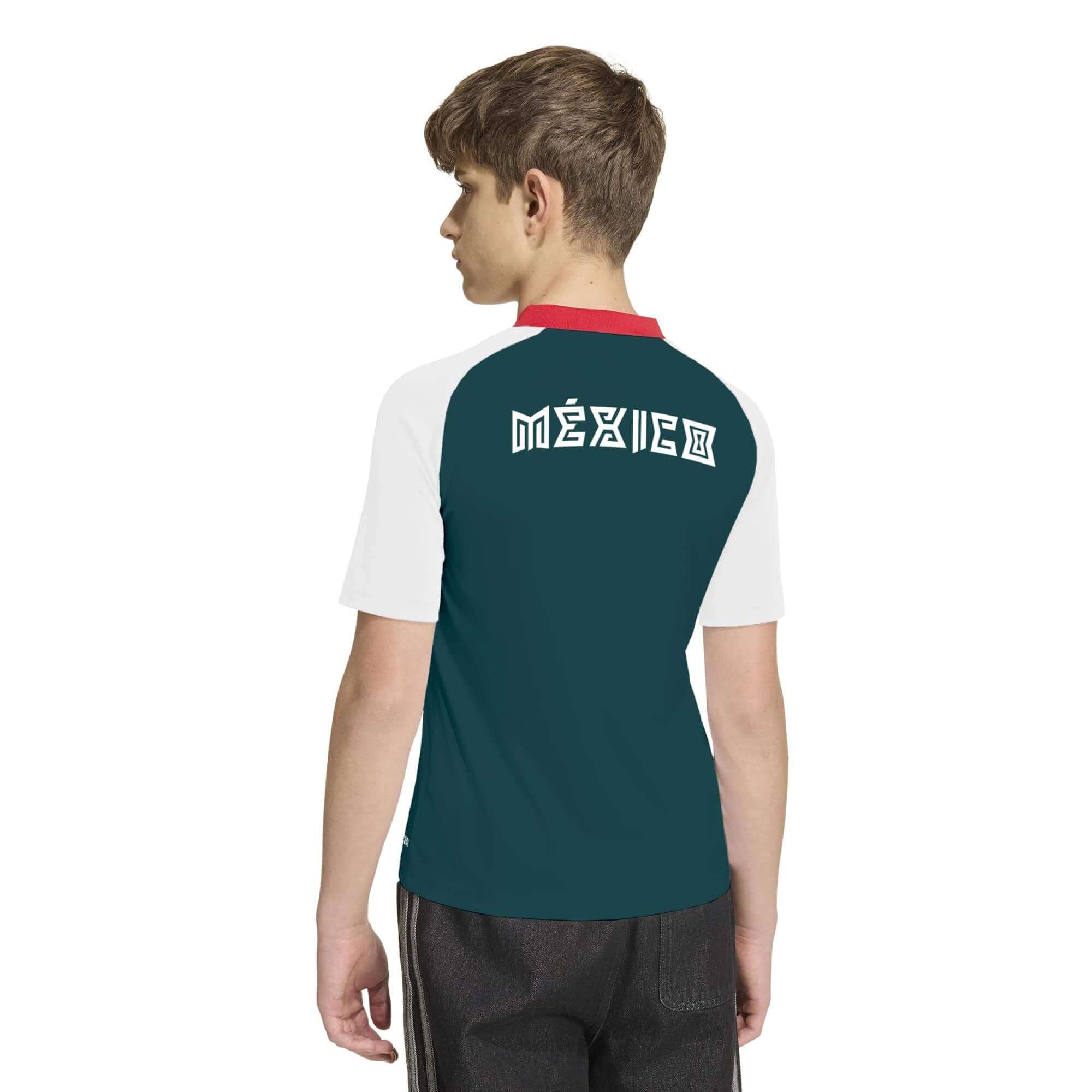 adidas 2026 Mexico Youth Away Pre-Match Soccer Jersey