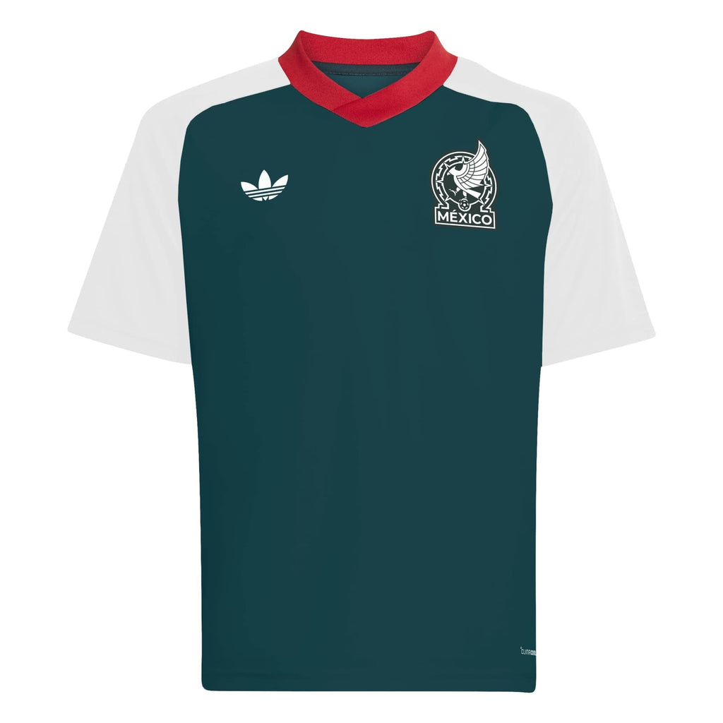 adidas 2026 Mexico Youth Away Pre-Match Soccer Jersey