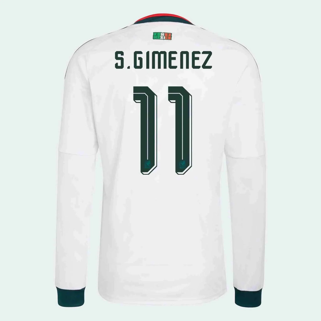 adidas 2026 Mexico Men's Authentic Away Long-Sleeve Soccer Jersey