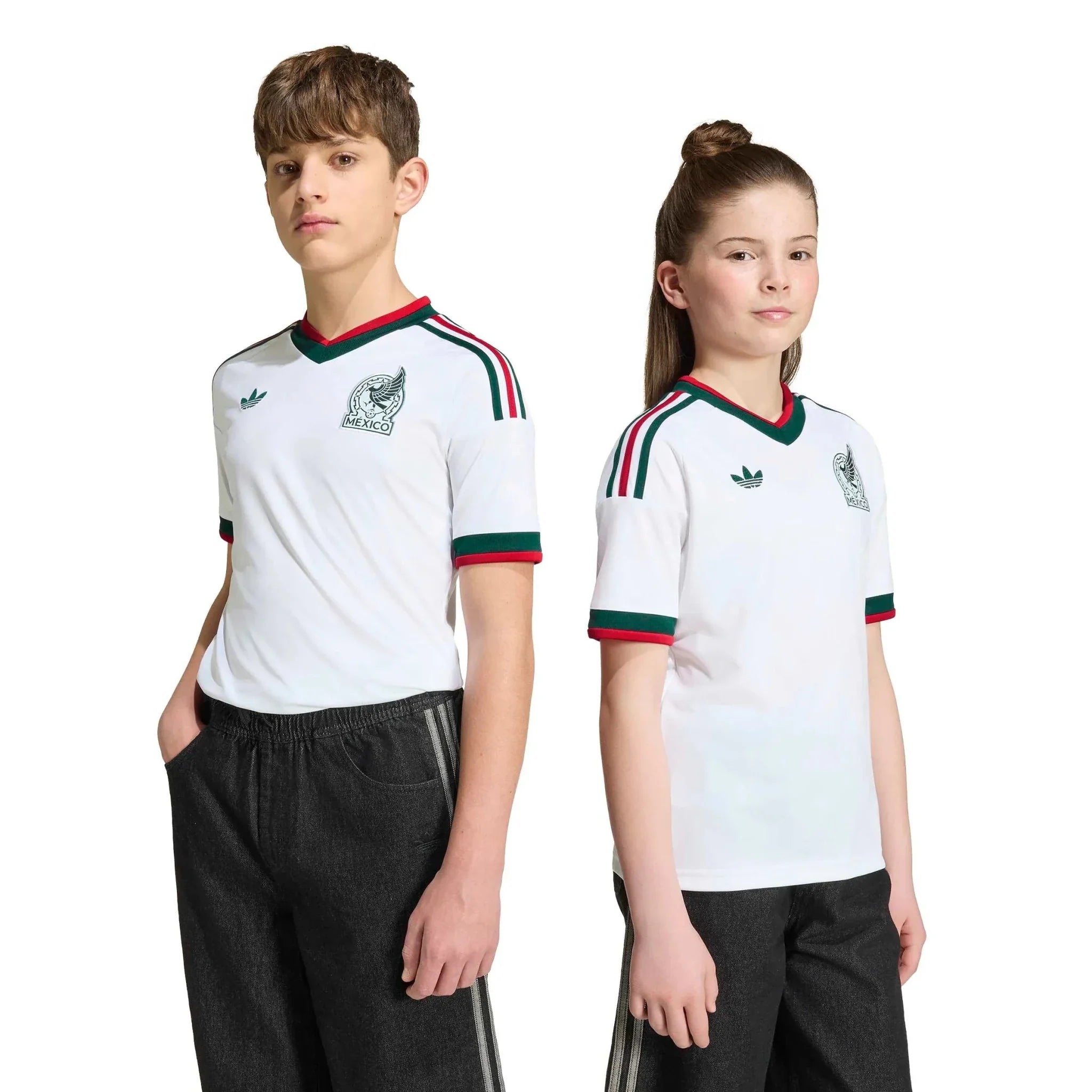 adidas 2026 Mexico Youth Stadium Away Soccer Jersey