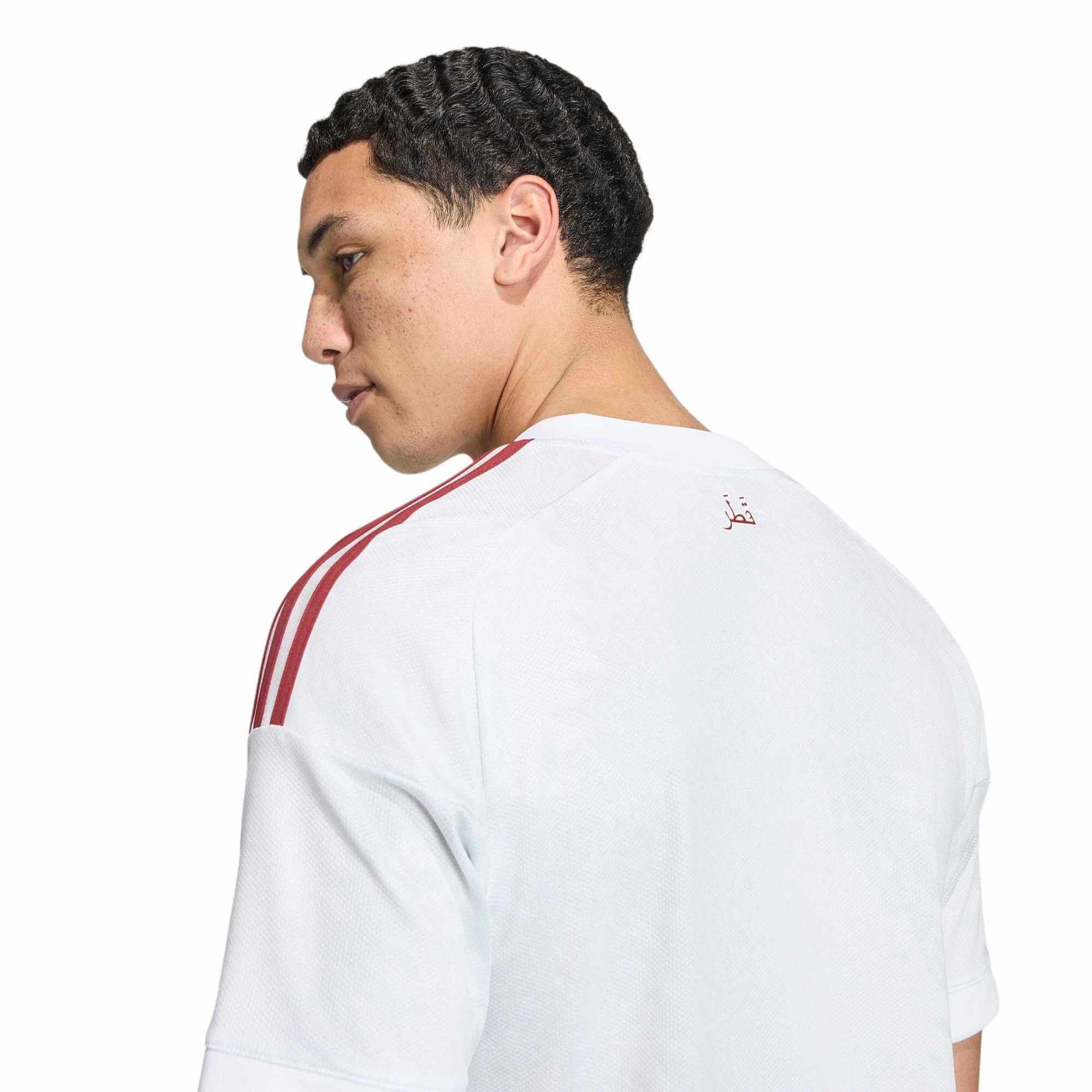 adidas 2026 Qatar Men's Stadium Away Soccer Jersey