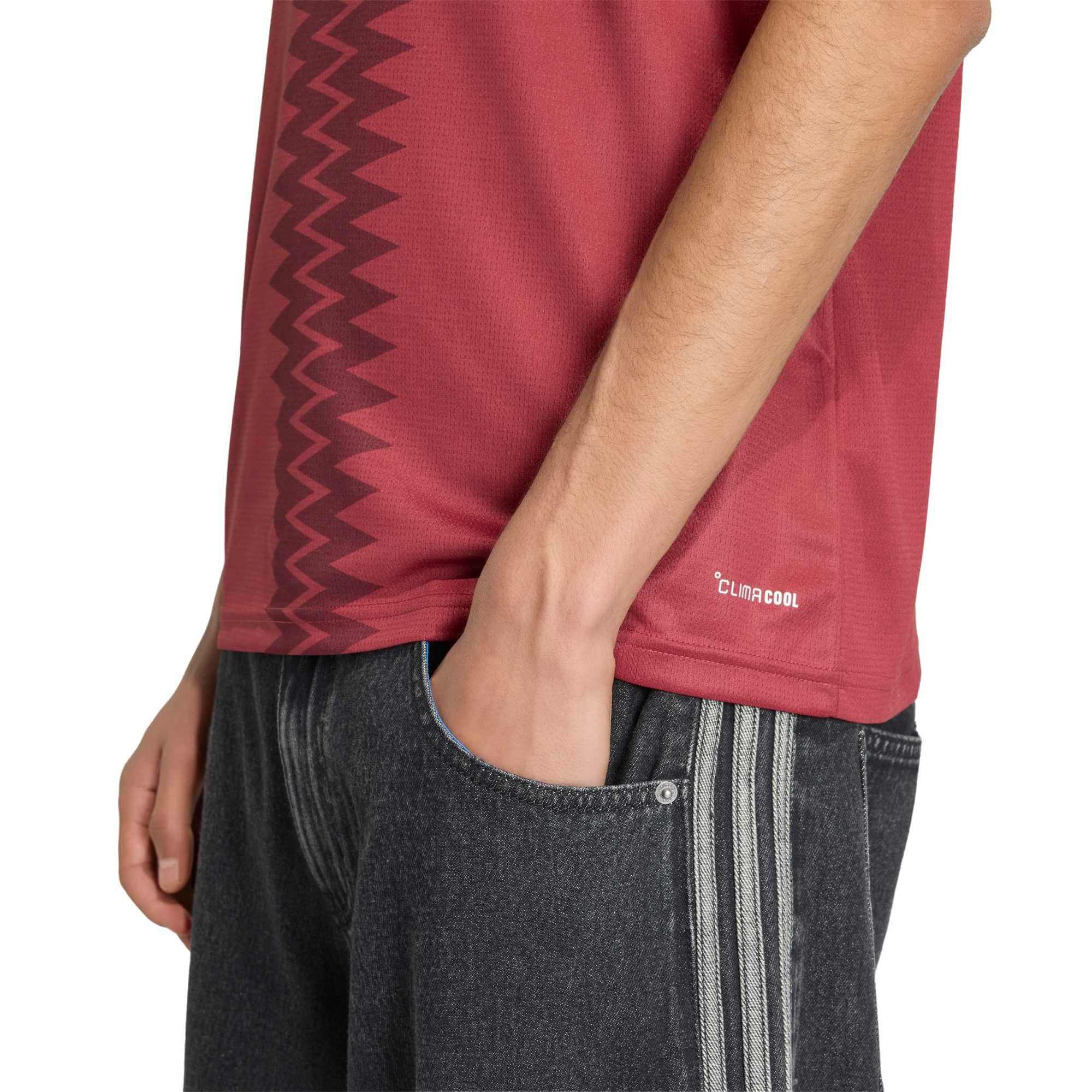 adidas 2026 Qatar Men's Stadium Home Soccer Jersey