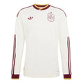 adidas 2026 Spain Men's Authentic Away Long-Sleeve Soccer Jersey