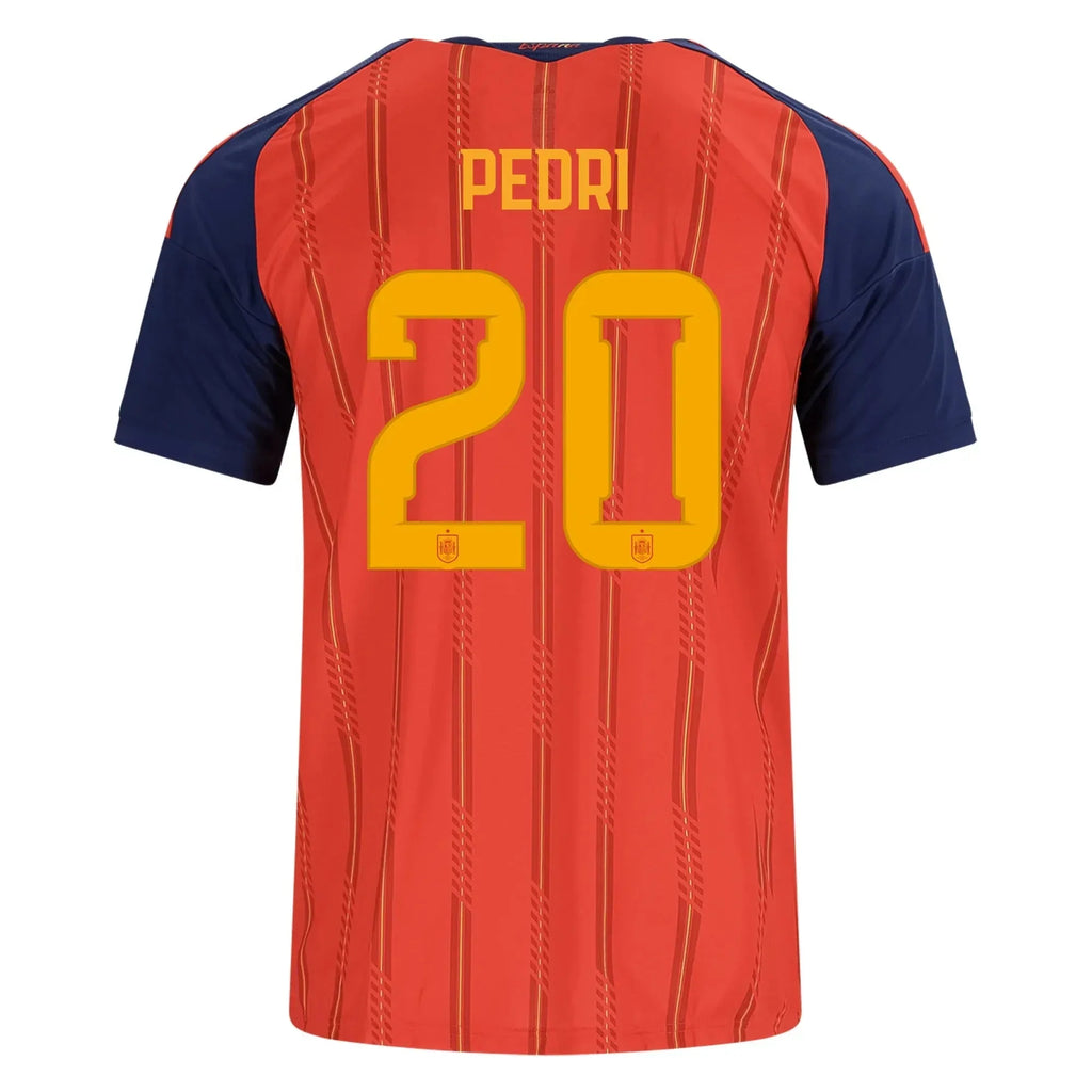 adidas 2026 Spain Youth Stadium Home Soccer Jersey