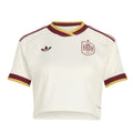 adidas 2026 Spain Women's Stadium Away Cropped Soccer Jersey