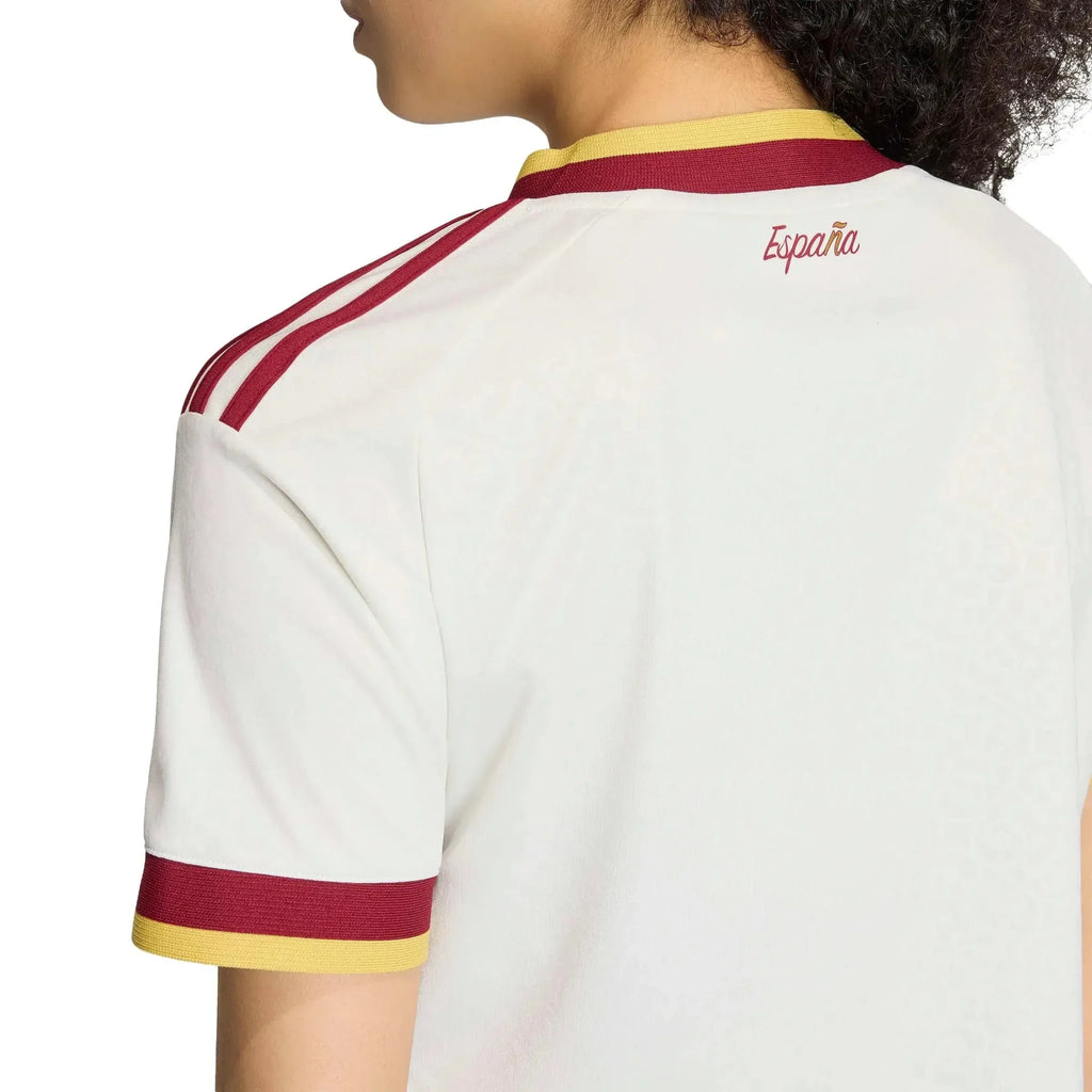 adidas 2026 Spain Women's Stadium Away Cropped Soccer Jersey