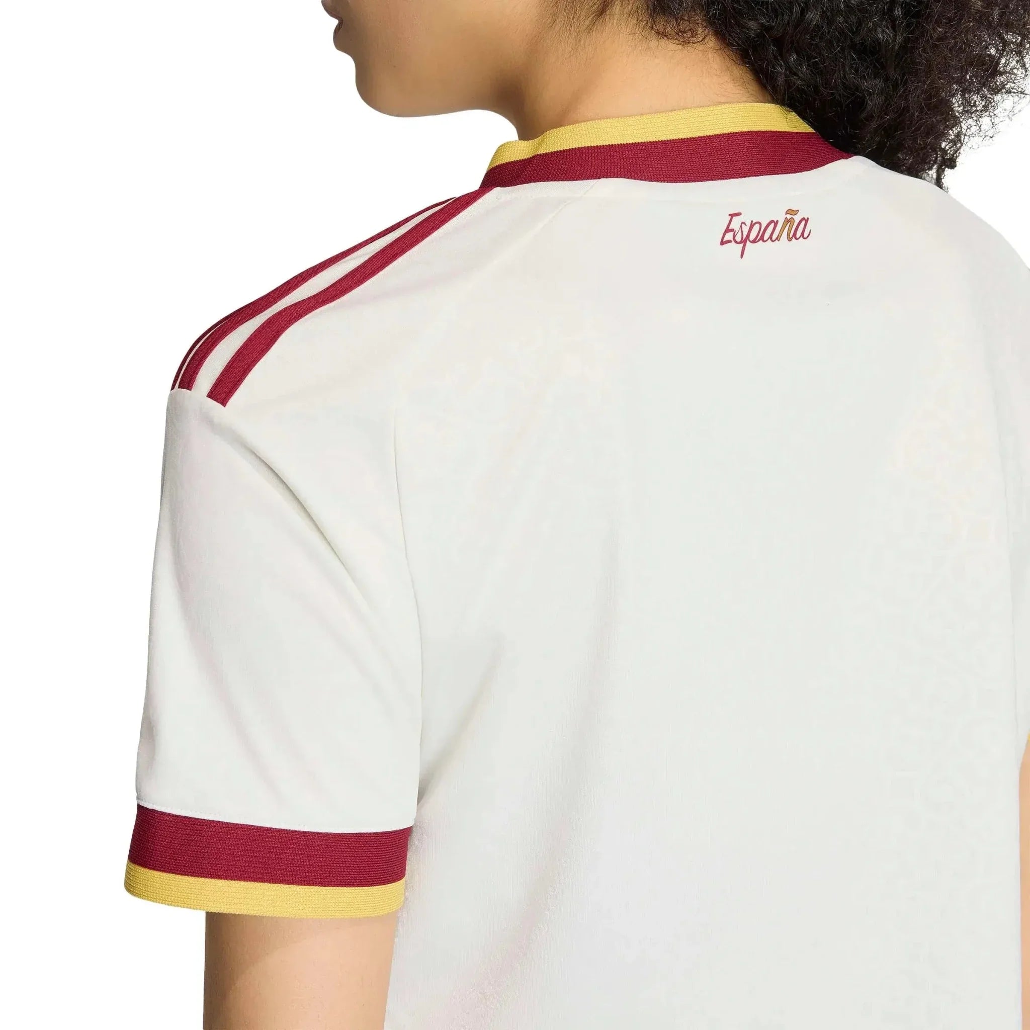 adidas 2026 Spain Women's Stadium Away Cropped Soccer Jersey