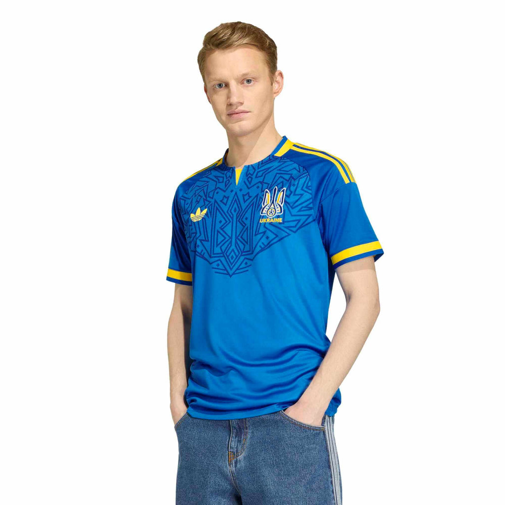 adidas 2026 Ukraine Men's Stadium Away Soccer Jersey