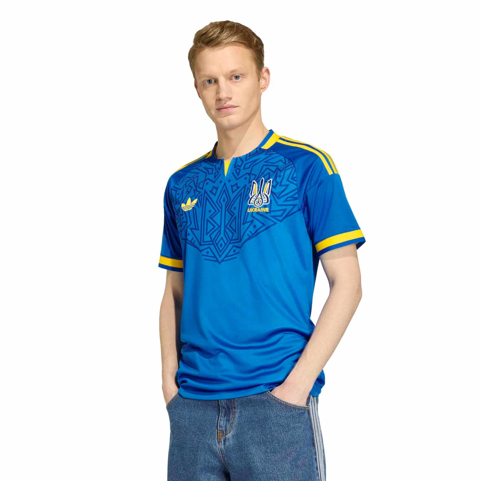adidas 2026 Ukraine Men's Stadium Away Soccer Jersey
