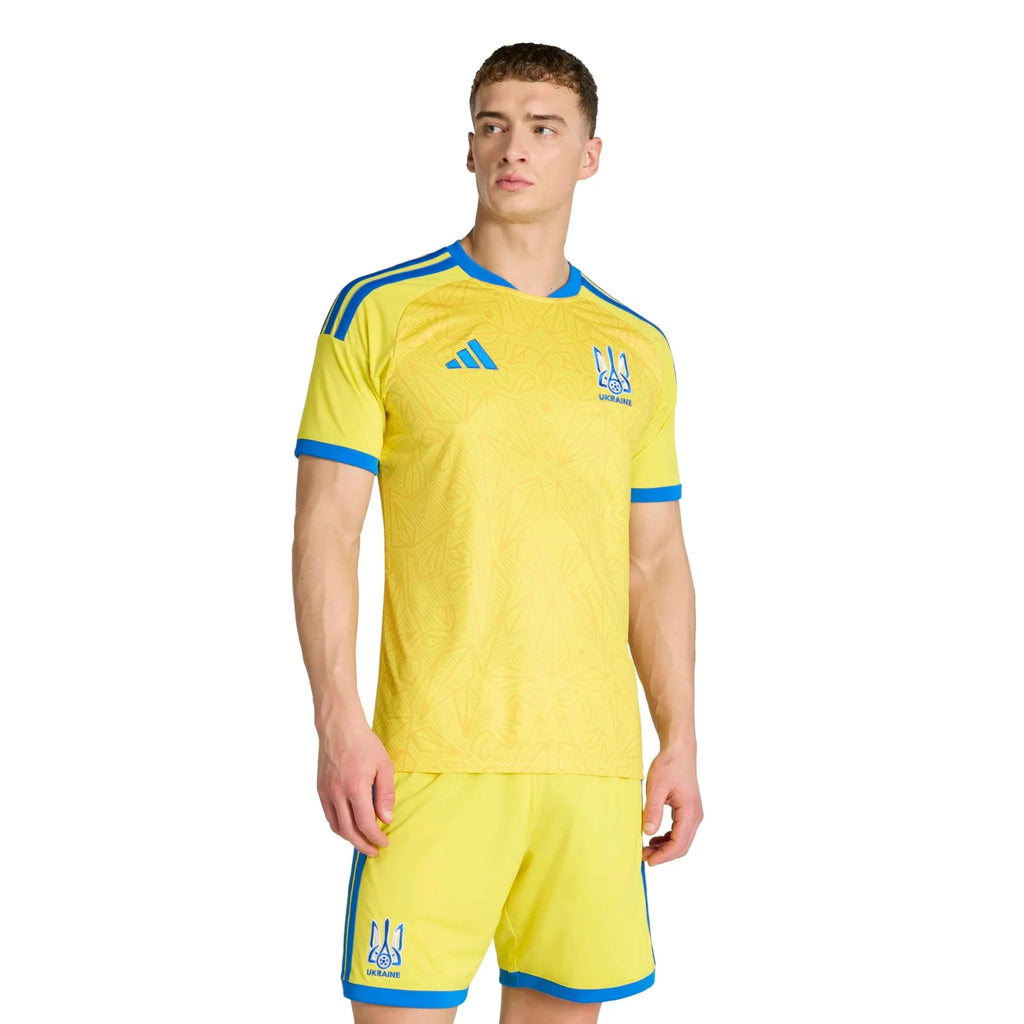 adidas 2026 Ukraine Men's Stadium Home Soccer Jersey