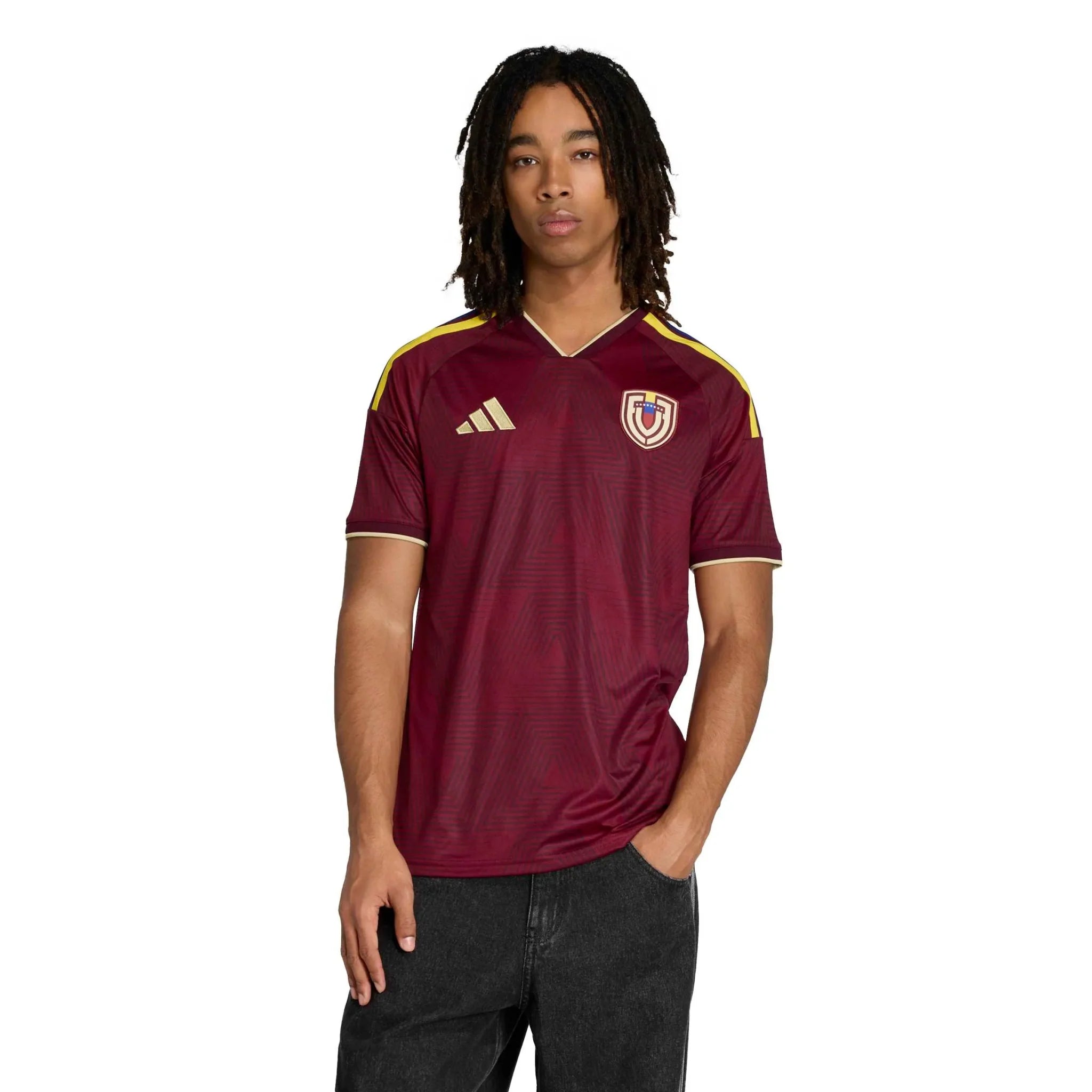 adidas 2026 Venezuela Men's Stadium Home Soccer Jersey