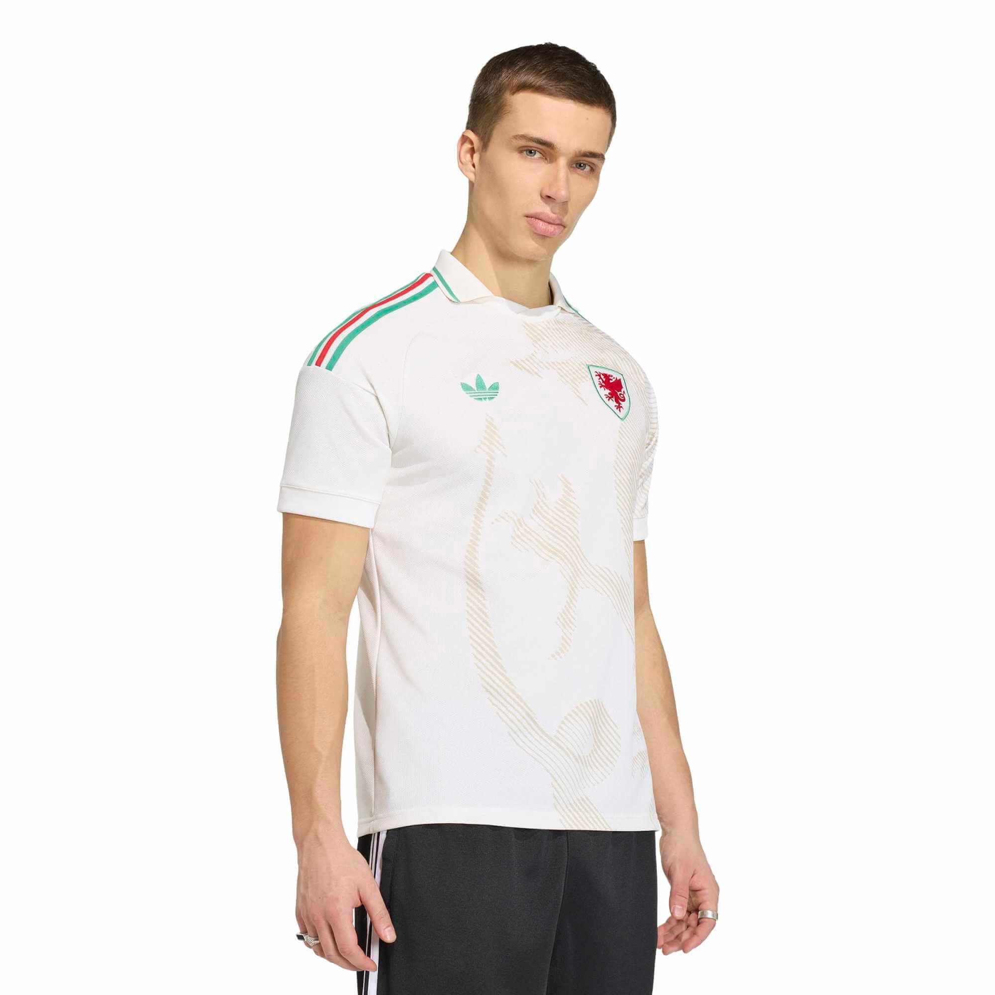 adidas 2026 Wales Men's Stadium Away Soccer Jersey