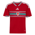 adidas 2026 Wales Youth Stadium Home Soccer Jersey