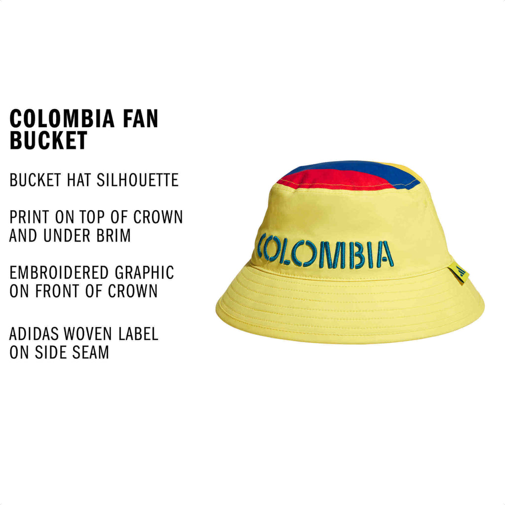 adidas Colombia Men's Fan Bucket Hat