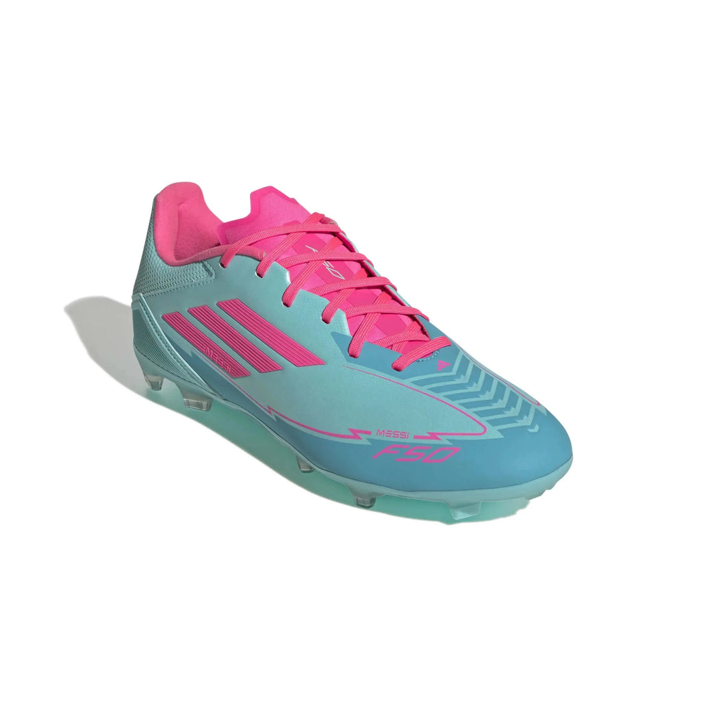 adidas F50 League Messi Firm/Multi Ground Soccer Cleats - MP2 Pack (SP25)