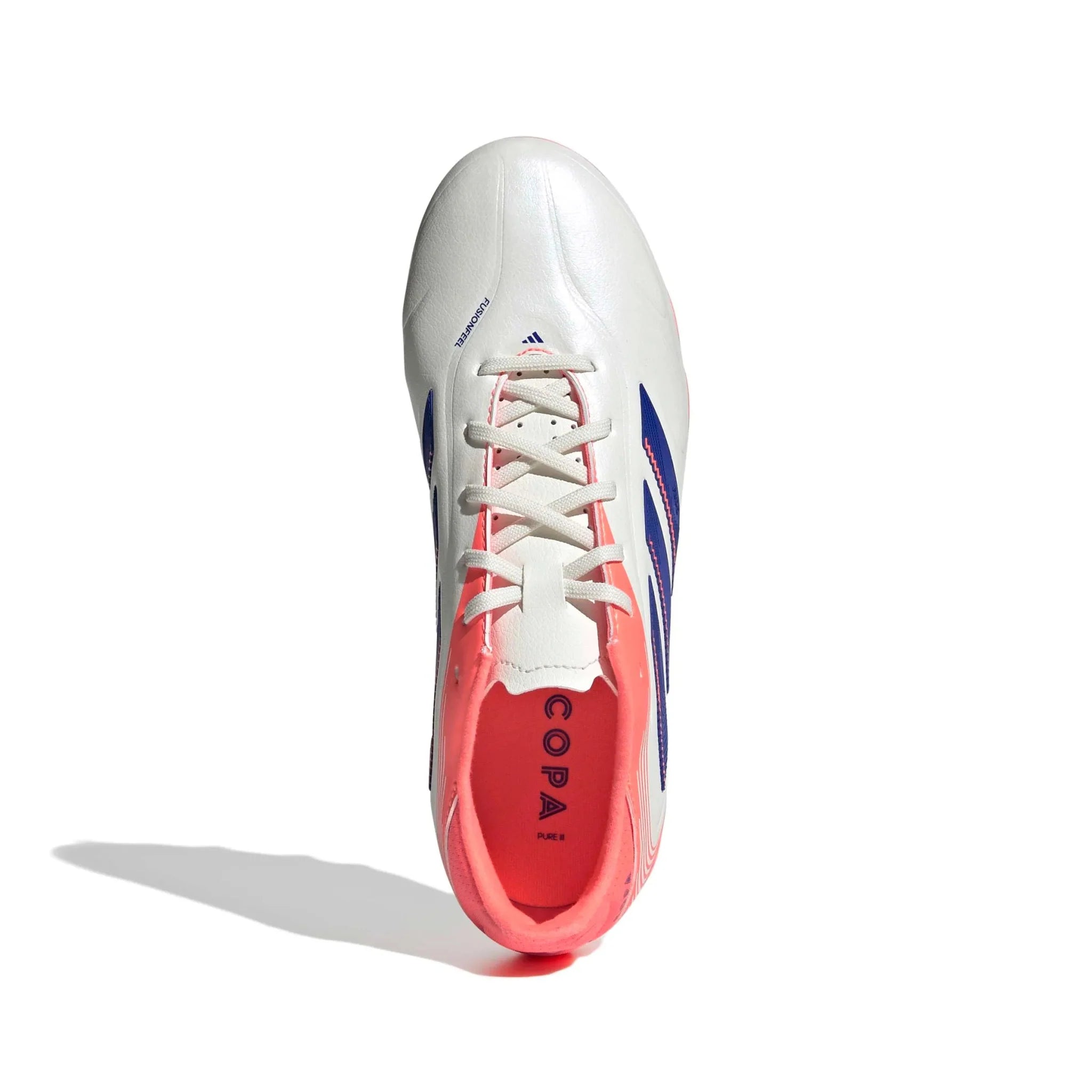 adidas Junior Copa Pure III League Firm/Multi Ground Soccer Cleats - Coral Blaze Pack (FA25)