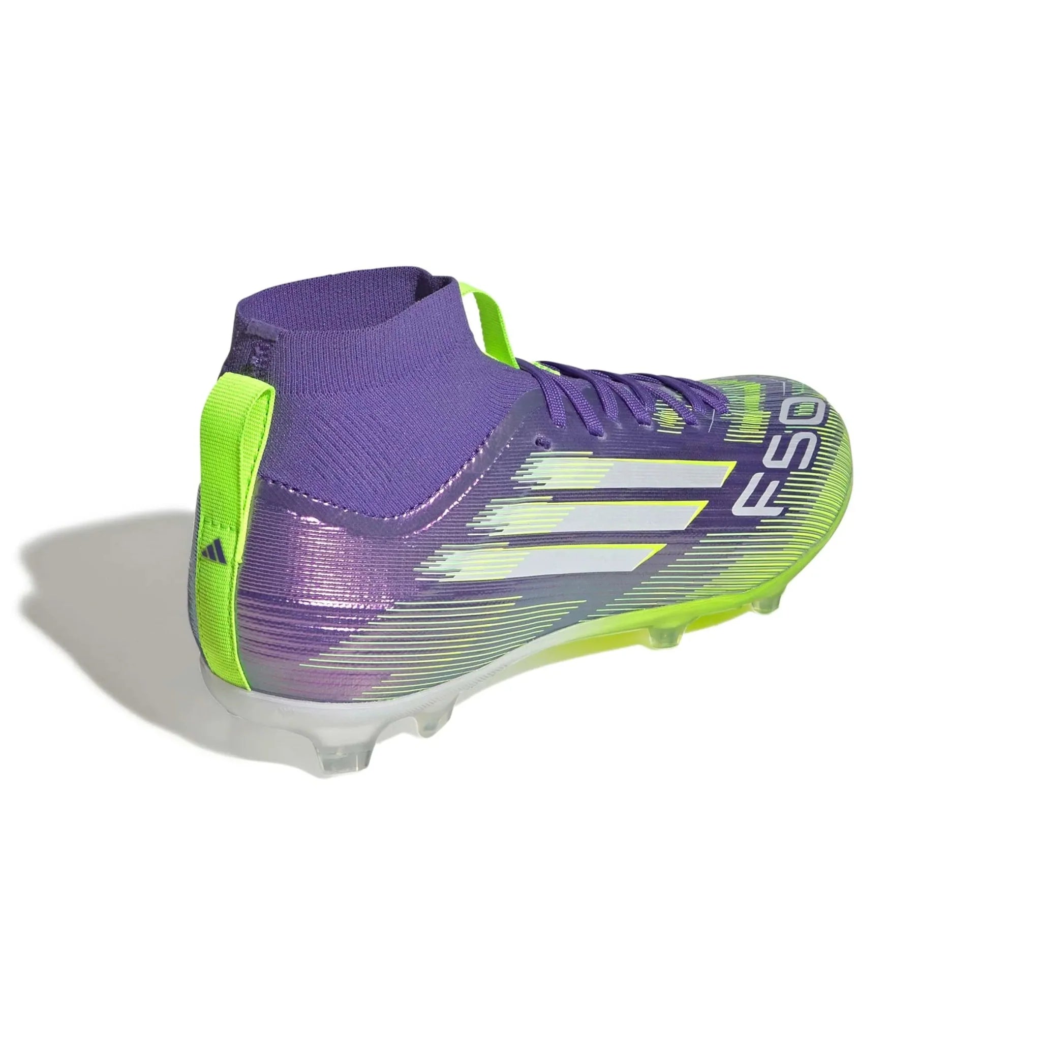 adidas Junior F50 Elite Mid Firm Ground Soccer Cleats - Radiant Blaze Pack (FA25)
