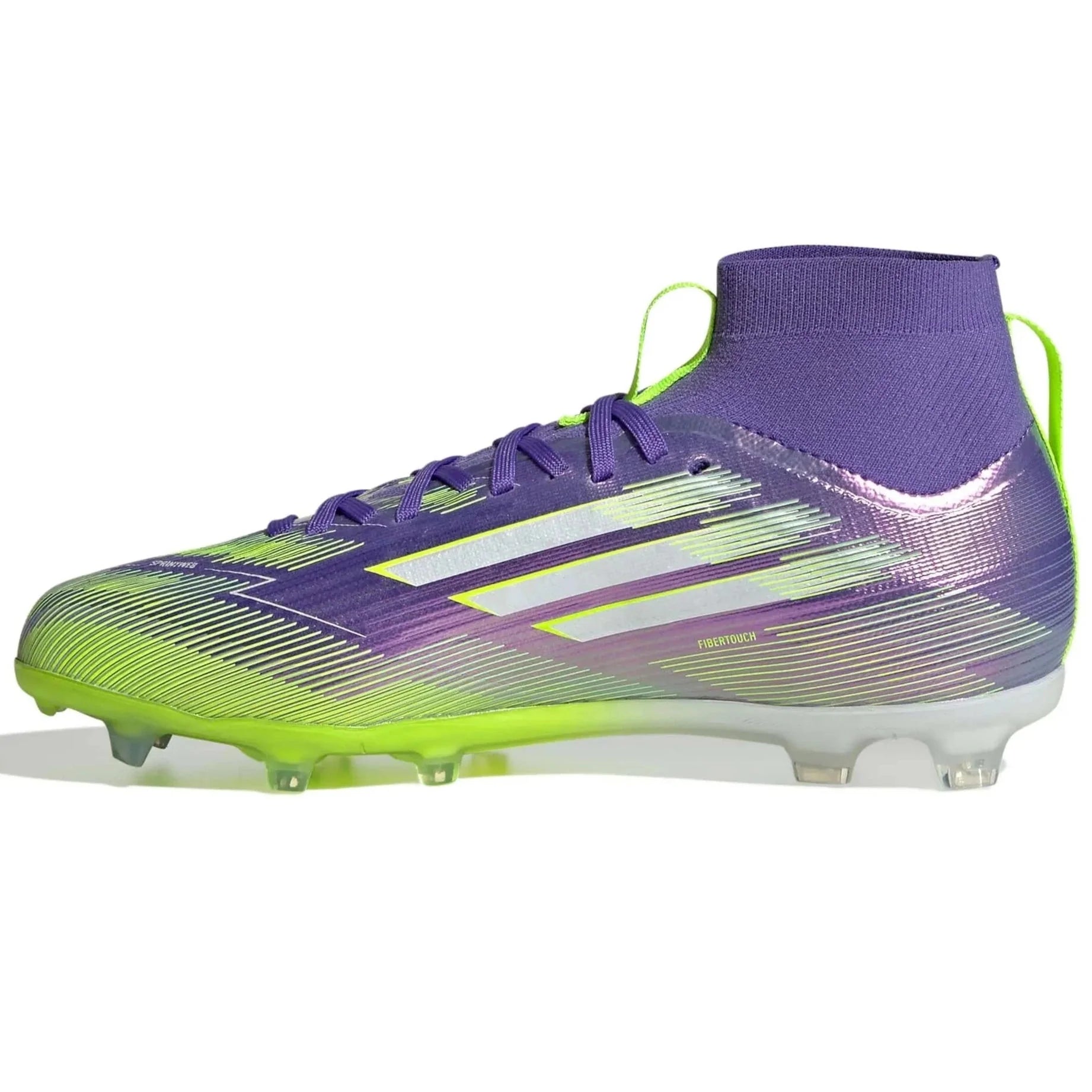 adidas Junior F50 Elite Mid Firm Ground Soccer Cleats - Radiant Blaze Pack (FA25)