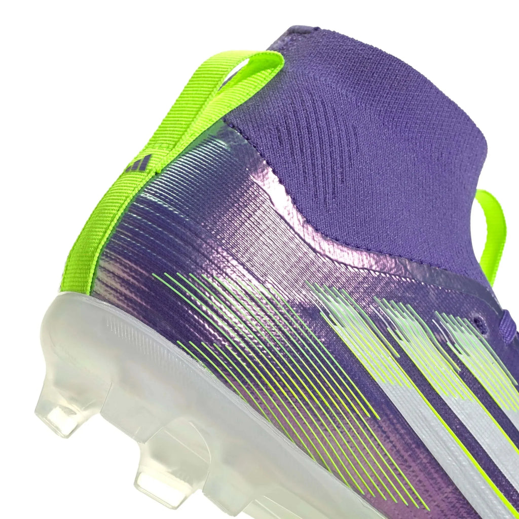 adidas Junior F50 Elite Mid Firm Ground Soccer Cleats - Radiant Blaze Pack (FA25)