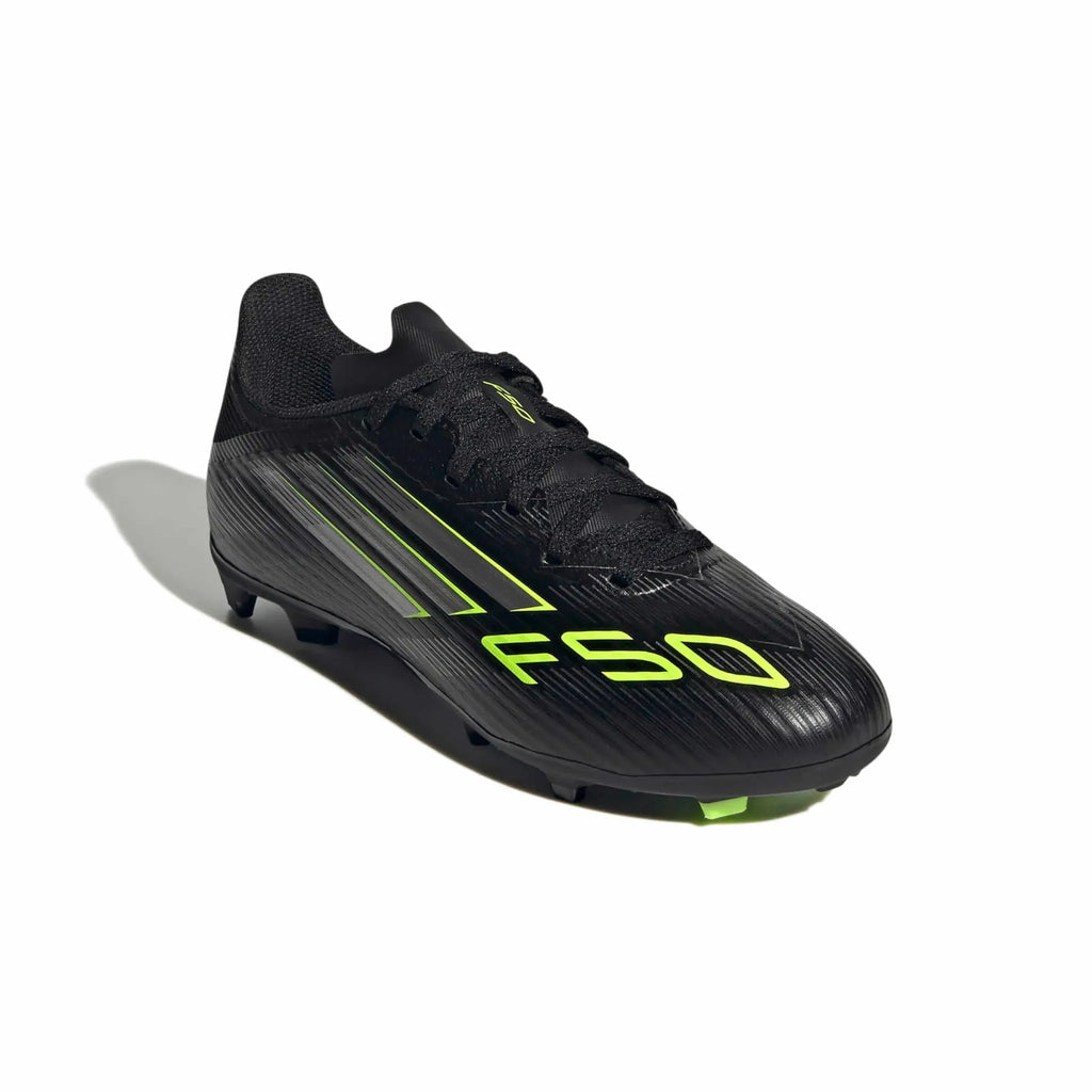adidas Junior F50 League Firm/Multi Ground Soccer Cleats - Electric Stealth Pack (FA25)