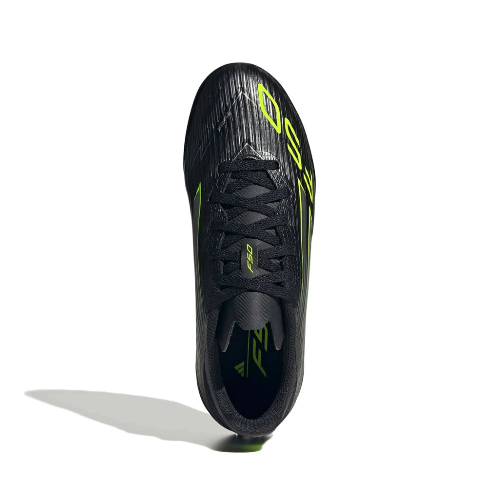 adidas Junior F50 League Turf Soccer Shoes - Electric Stealth Pack (FA25)