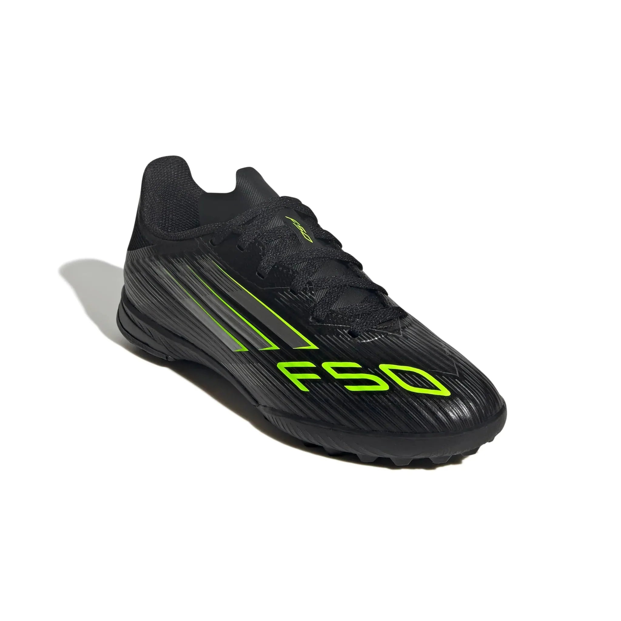 adidas Junior F50 League Turf Soccer Shoes - Electric Stealth Pack (FA25)