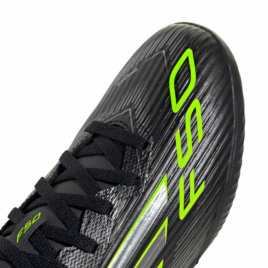 adidas Junior F50 League Turf Soccer Shoes - Electric Stealth Pack (FA25)
