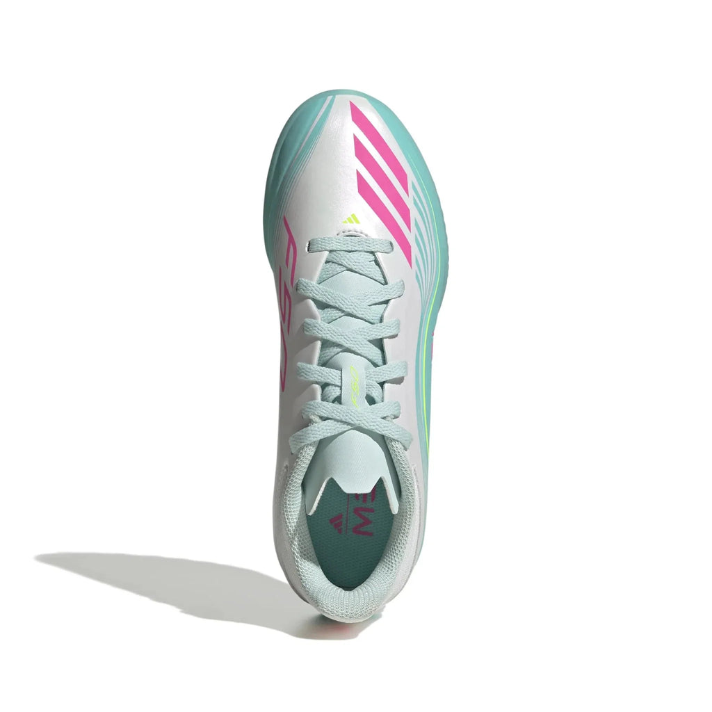 adidas JR F50 Messi League Turf Soccer Shoes - Messi Aurora Radiante Pack (SP26)