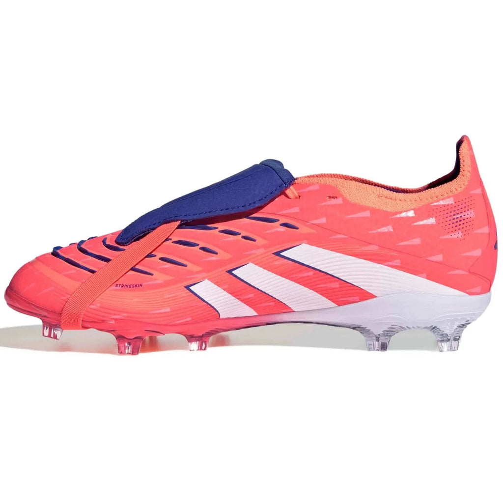 adidas Junior Predator Elite Fold-Over Tongue Firm Ground Soccer Cleats - Coral Blaze Pack (FA25)