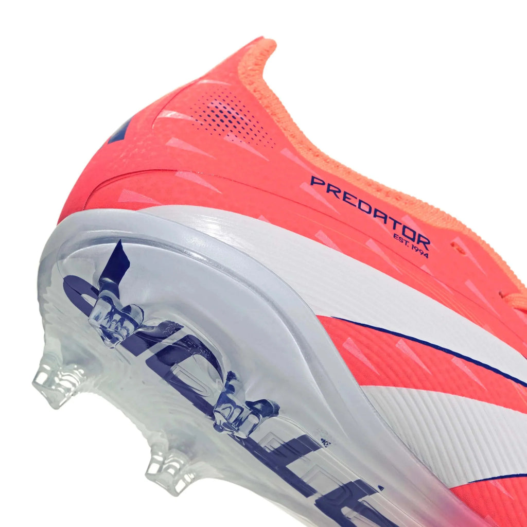 adidas Junior Predator Elite Fold-Over Tongue Firm Ground Soccer Cleats - Coral Blaze Pack (FA25)