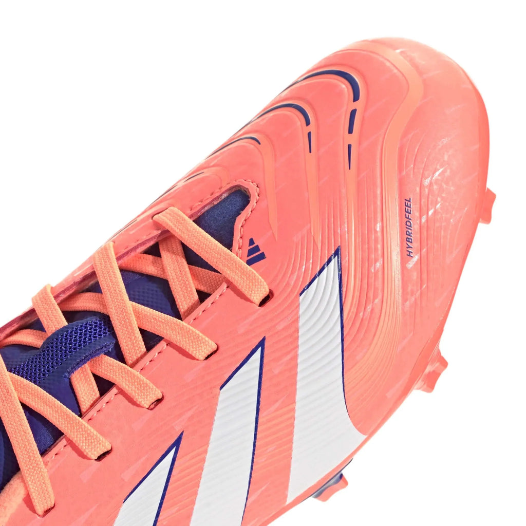 adidas Junior Predator League Firm/Multi Ground Soccer Cleats - Coral Blaze Pack (FA25)