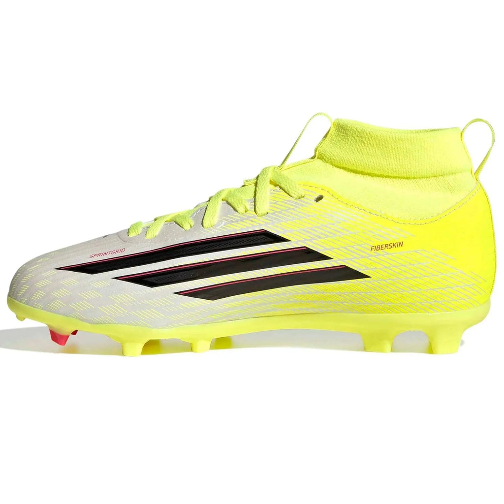 adidas Junior F50 League Mid Cut Firm/Multi Ground Soccer Cleats - Born For Goals Pack (SP26)