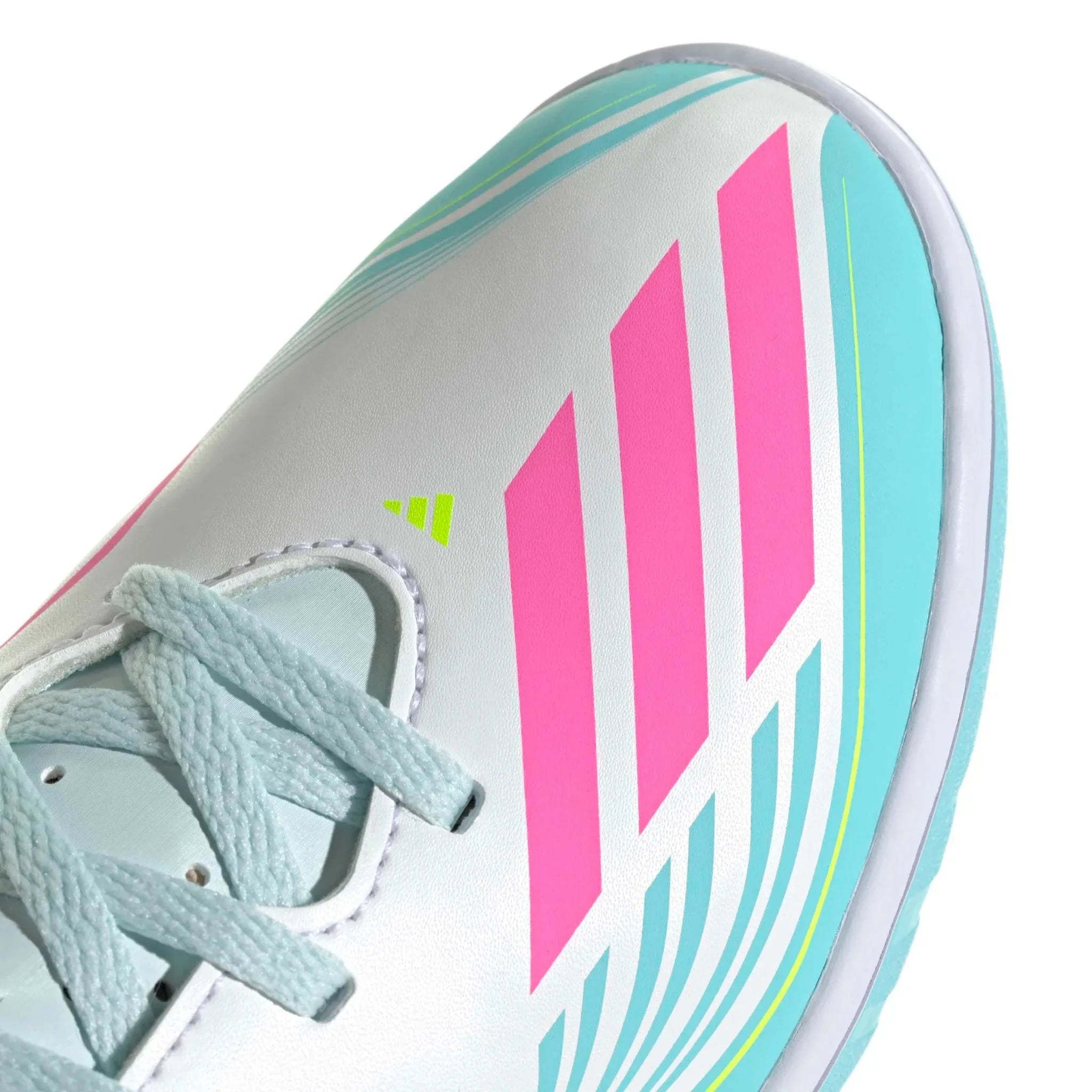 adidas Junior F50 Messi Club Indoor Soccer Shoes - Messi Aurora Radiante Pack (SP26)