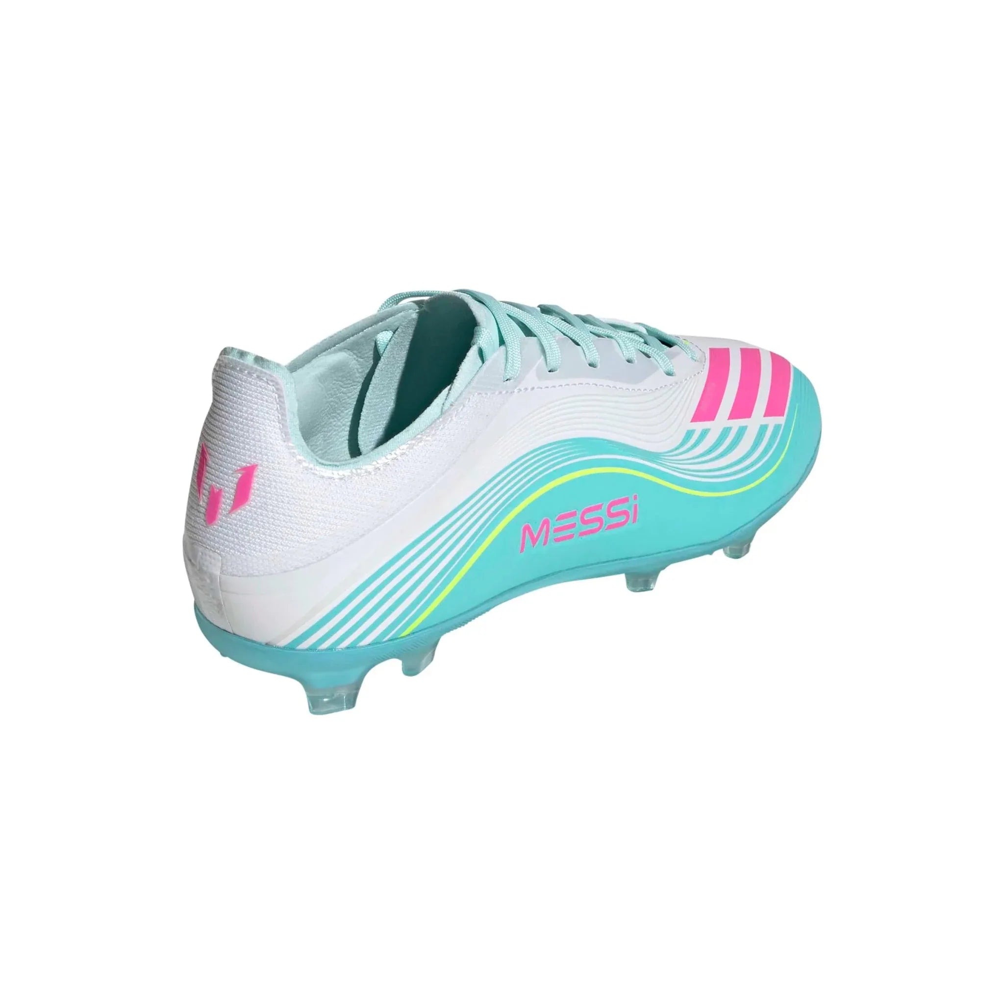 adidas Junior F50 Messi Elite Firm Ground Soccer Cleats - Messi Aurora Radiante Pack (SP26)