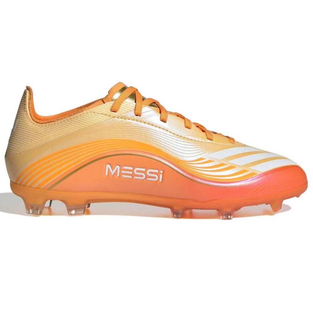 adidas Junior F50 Messi Elite Firm Ground Soccer Cleats - Messi Hora Dorada Pack (SP26)
